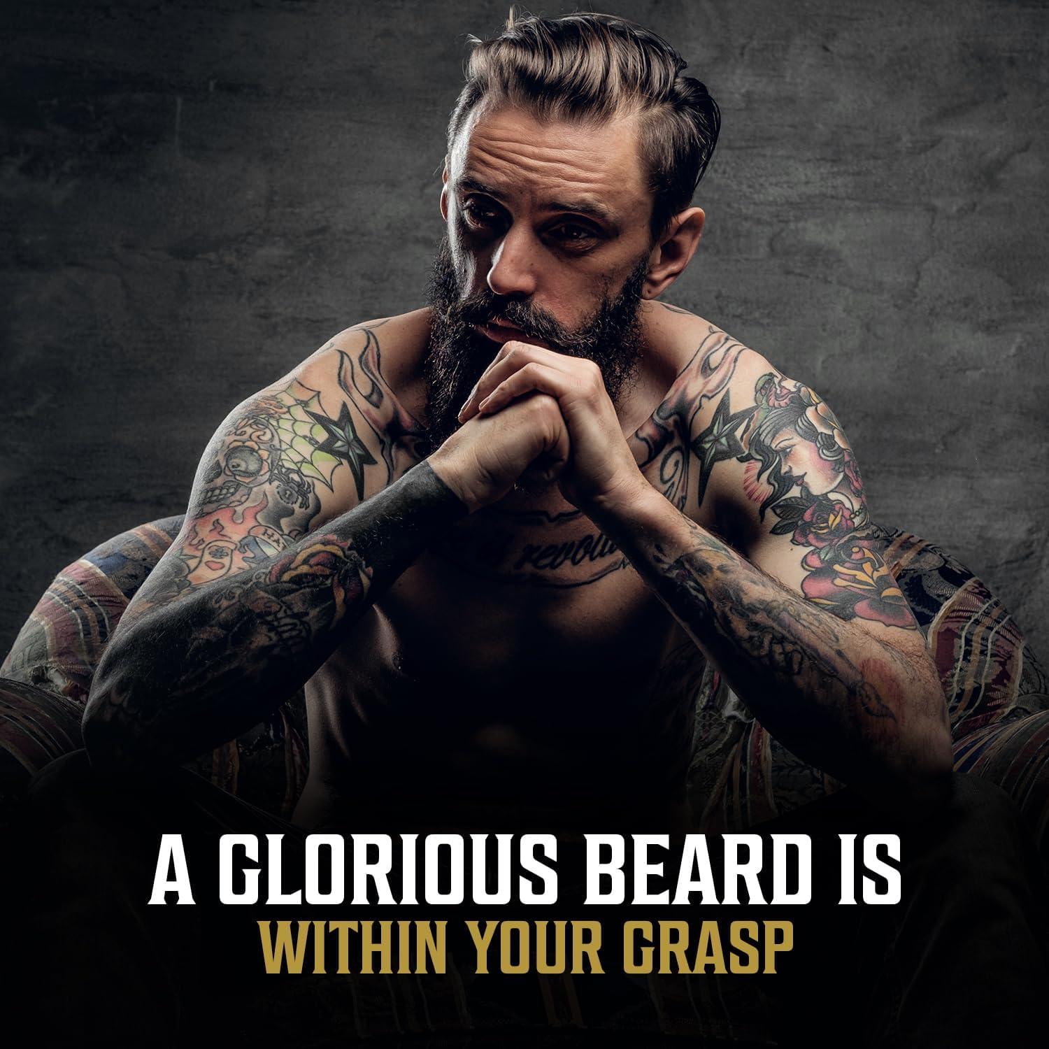 image:imageViking Revolution Majestic Oud Beard Oil for Men Natural Mens Beard Oil with Argan Oil and Jojoba Oil Beard Softener Strengthens and Moisturizes Beard Conditioner for Men Majestic Oud1 PackSweet Tobacco
