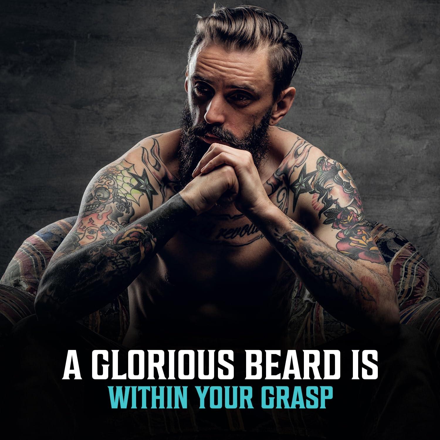 image:imageViking Revolution Majestic Oud Beard Oil for Men Natural Mens Beard Oil with Argan Oil and Jojoba Oil Beard Softener Strengthens and Moisturizes Beard Conditioner for Men Majestic Oud1 PackSea Salt