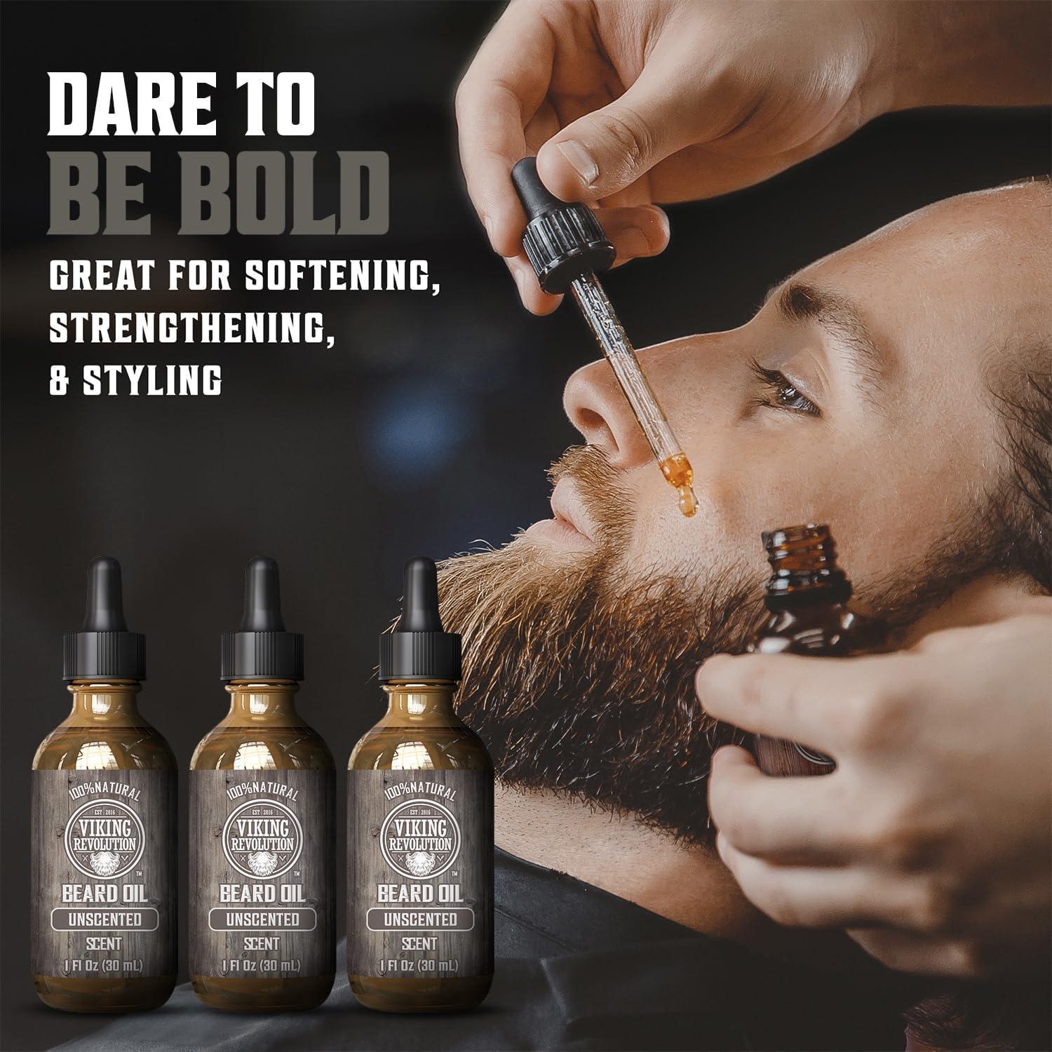 image:imageViking Revolution Majestic Oud Beard Oil for Men Natural Mens Beard Oil with Argan Oil and Jojoba Oil Beard Softener Strengthens and Moisturizes Beard Conditioner for Men Majestic Oud1 PackUnscented