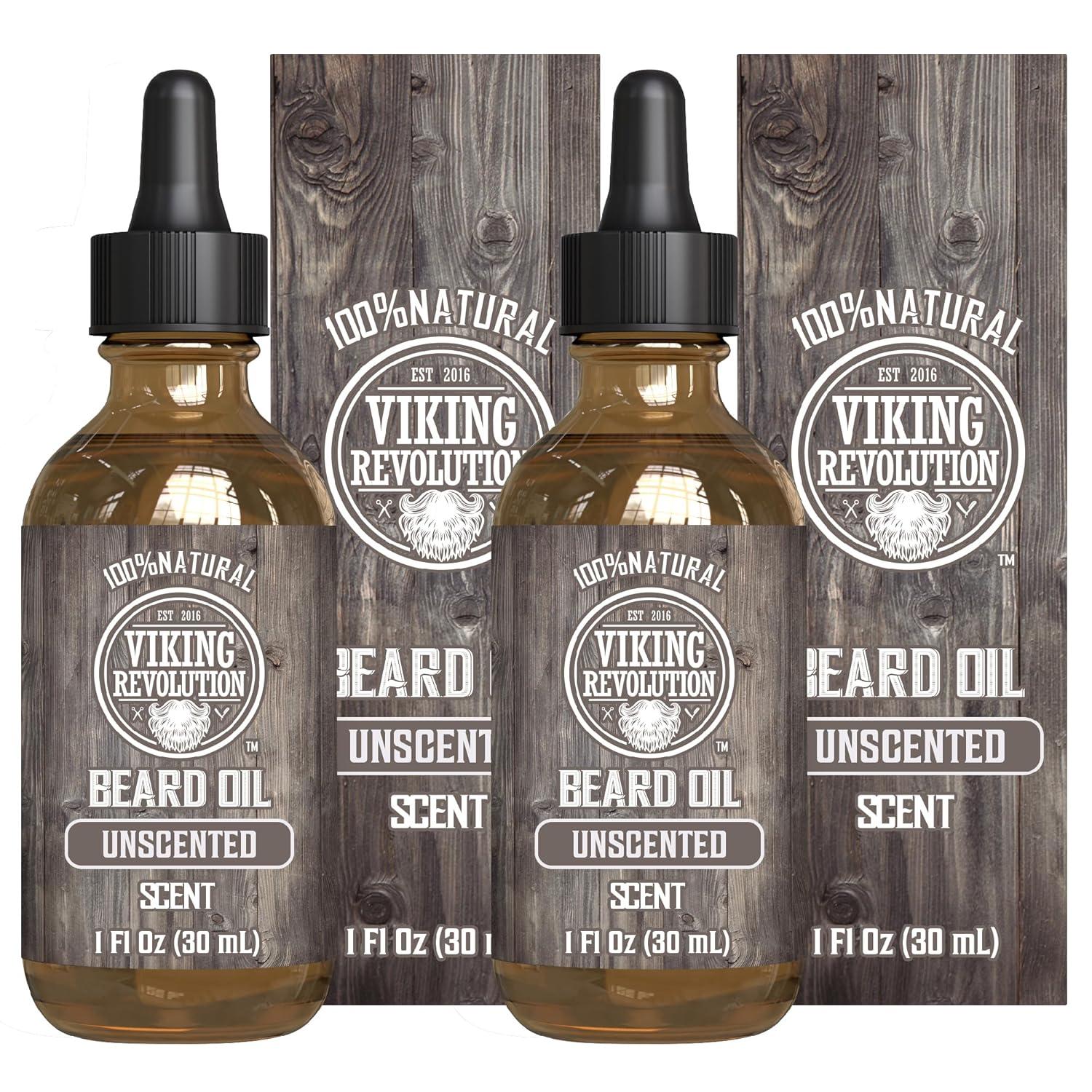 image:imageViking Revolution Majestic Oud Beard Oil for Men Natural Mens Beard Oil with Argan Oil and Jojoba Oil Beard Softener Strengthens and Moisturizes Beard Conditioner for Men Majestic Oud1 PackUnscented