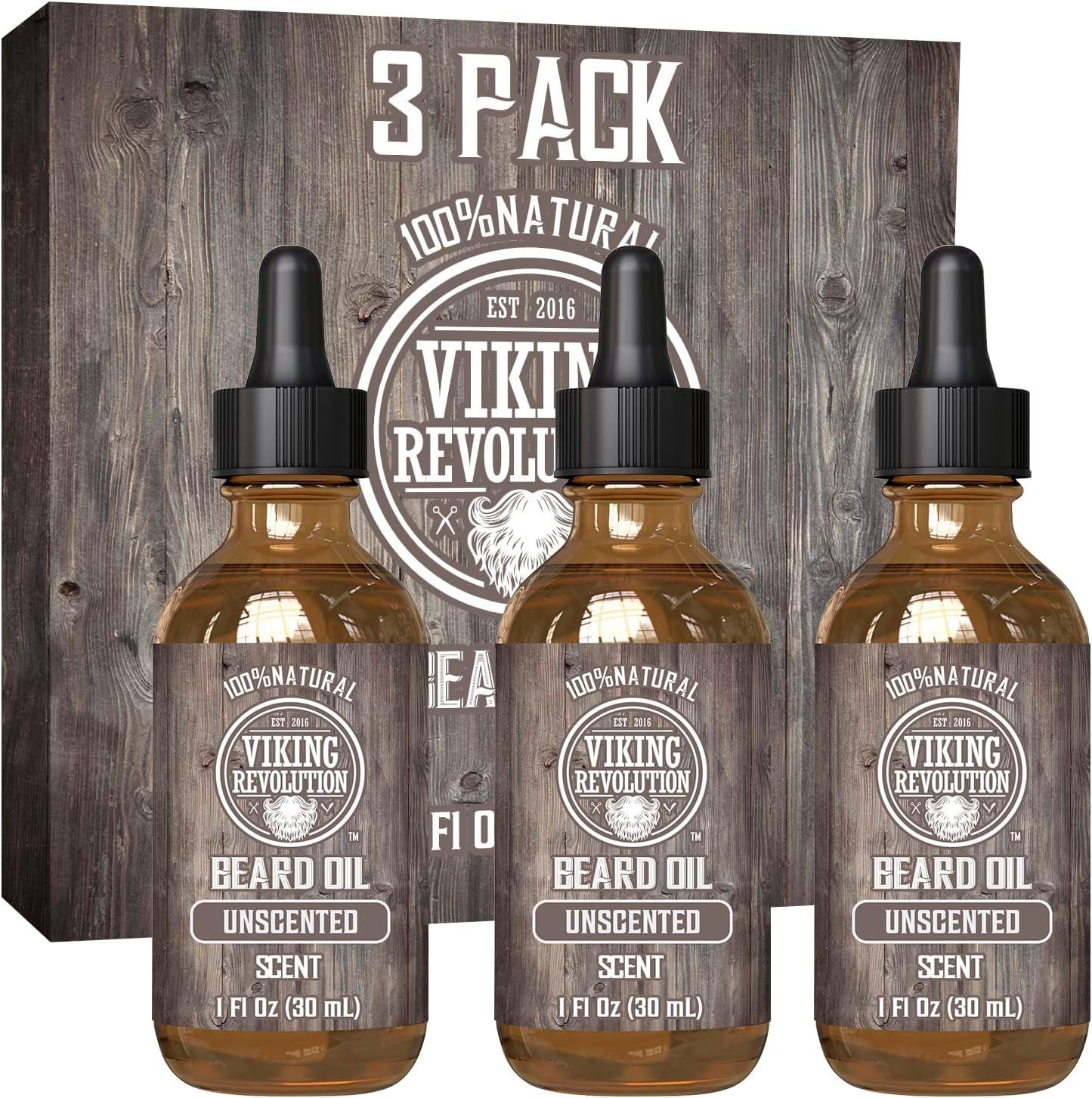 image:imageViking Revolution Majestic Oud Beard Oil for Men Natural Mens Beard Oil with Argan Oil and Jojoba Oil Beard Softener Strengthens and Moisturizes Beard Conditioner for Men Majestic Oud1 PackUnscented