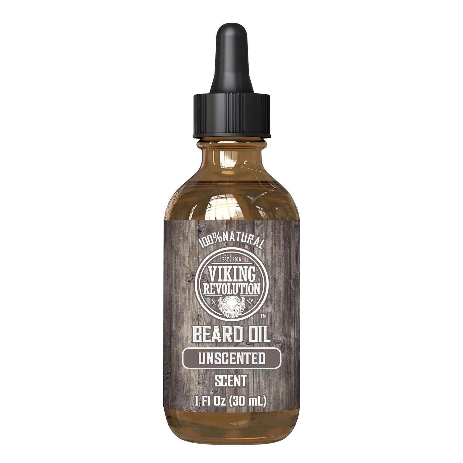 image:imageViking Revolution Majestic Oud Beard Oil for Men Natural Mens Beard Oil with Argan Oil and Jojoba Oil Beard Softener Strengthens and Moisturizes Beard Conditioner for Men Majestic Oud1 PackUnscented