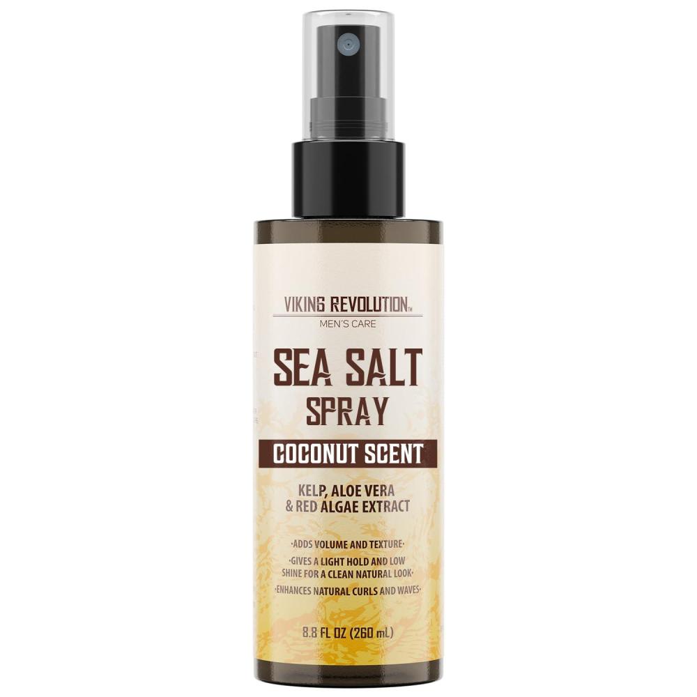 image:imageViking Revolution Coconut Sea Salt Spray for Hair Men Hair Texturizing Spray with Kelp Aloe Vera amp Red Algae Extract Surf to Add Volume and Texture Sea Salt for Men Beach
