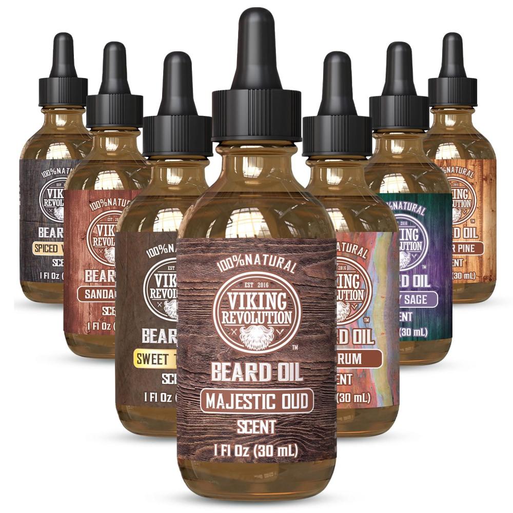 image:imageViking Revolution Majestic Oud Beard Oil for Men Natural Mens Beard Oil with Argan Oil and Jojoba Oil Beard Softener Strengthens and Moisturizes Beard Conditioner for Men Majestic Oud1 PackMajestic Oud