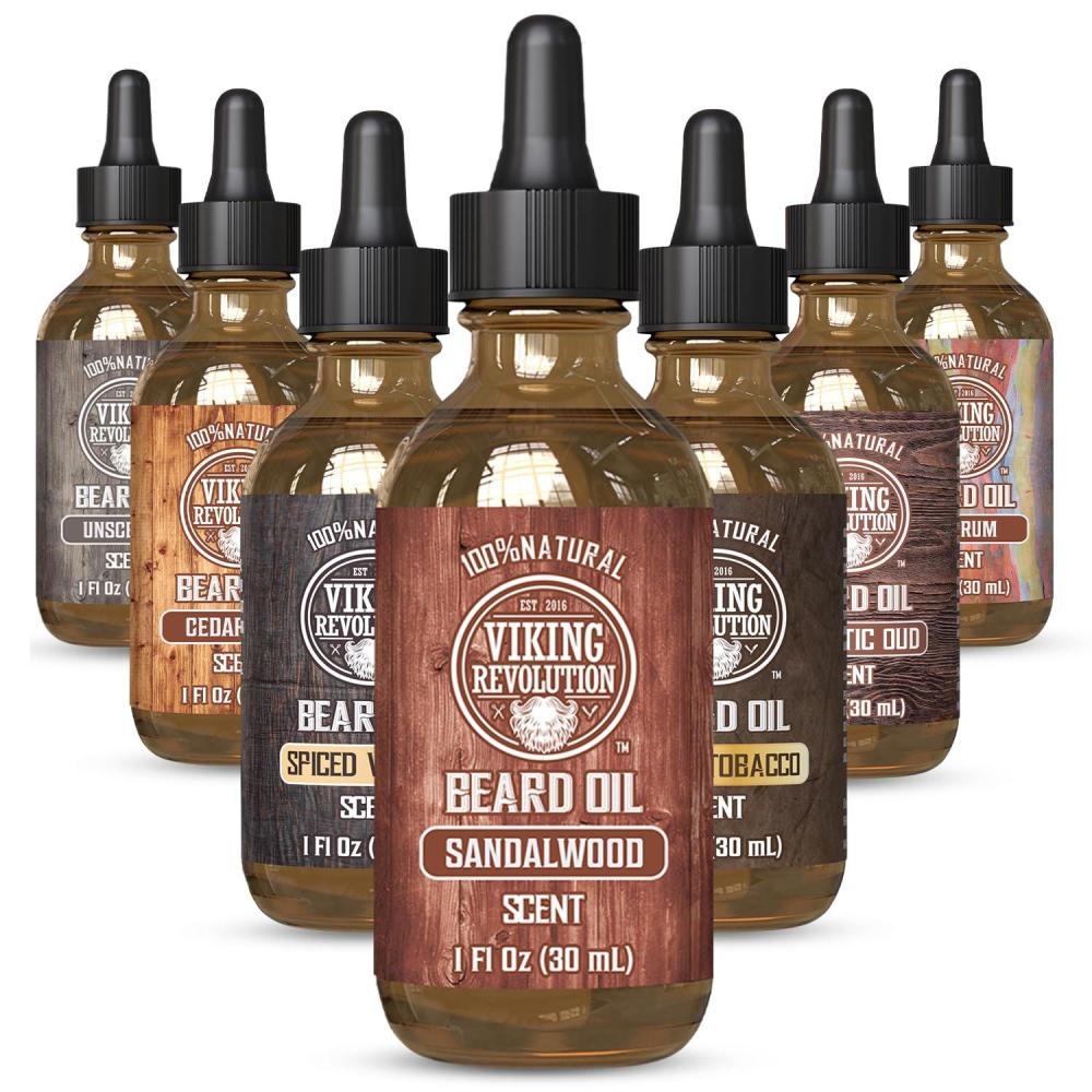 image:imageViking Revolution Majestic Oud Beard Oil for Men Natural Mens Beard Oil with Argan Oil and Jojoba Oil Beard Softener Strengthens and Moisturizes Beard Conditioner for Men Majestic Oud1 PackSandalwood