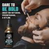 Viking Revolution Majestic Oud Beard Oil for Men – Natural Mens Beard Oil with Argan Oil and Jojoba Oil – Beard Softener, Strengthens and Moisturizes – Beard Conditioner for Men (Majestic Oud,1 Pack)(Sea Salt)