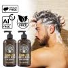 Viking Revolution Majestic Oud Mens Shampoo and Conditioner Set with Biotin and Jojoba Oil – Natural Hair Shampoo and Hair Conditioner for Men with Vitamin B5 – Mens Shampoo for Thinning Hair (17Oz)(Sweet Tobacco Shampoo and Conditioner)