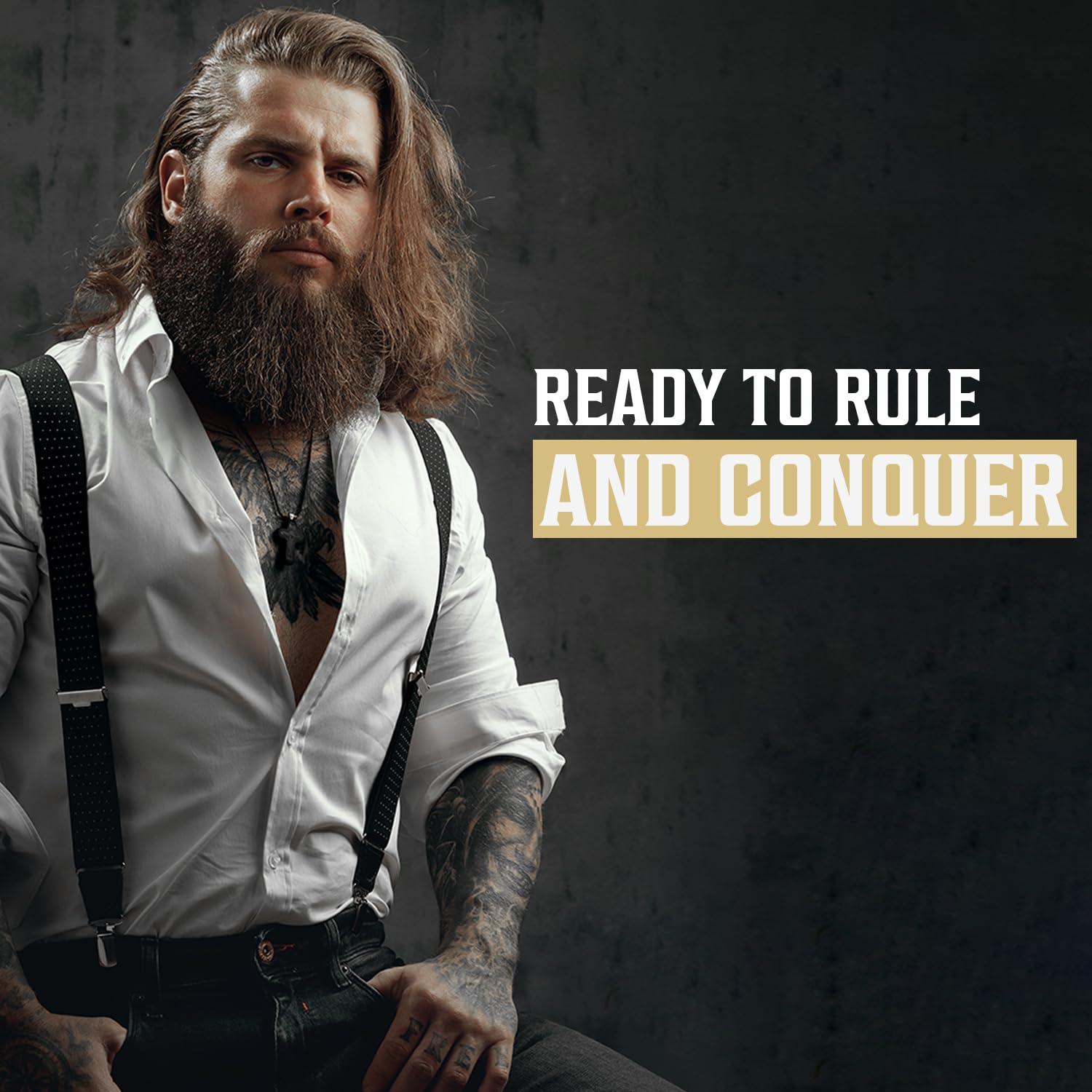 image:imageViking Revolution Beard Wash and Beard Conditioner for Men with Argan Oil and Jojoba Oil Beard Softener and Strengthener Beard Care Beard Shampoo and Conditioner with Beard Oil 5oz Spiced Vanilla5 Fl Oz Pack of 2