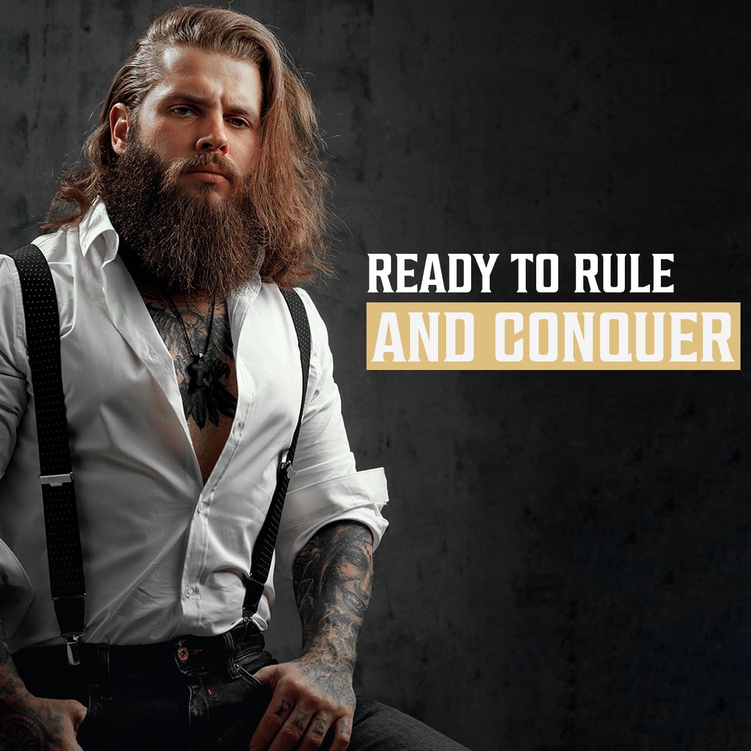 image:imageViking Revolution Beard Wash and Beard Conditioner for Men with Argan Oil and Jojoba Oil Beard Softener and Strengthener Beard Care Beard Shampoo and Conditioner with Beard Oil 17oz Spiced VanillaBeard Conditioner