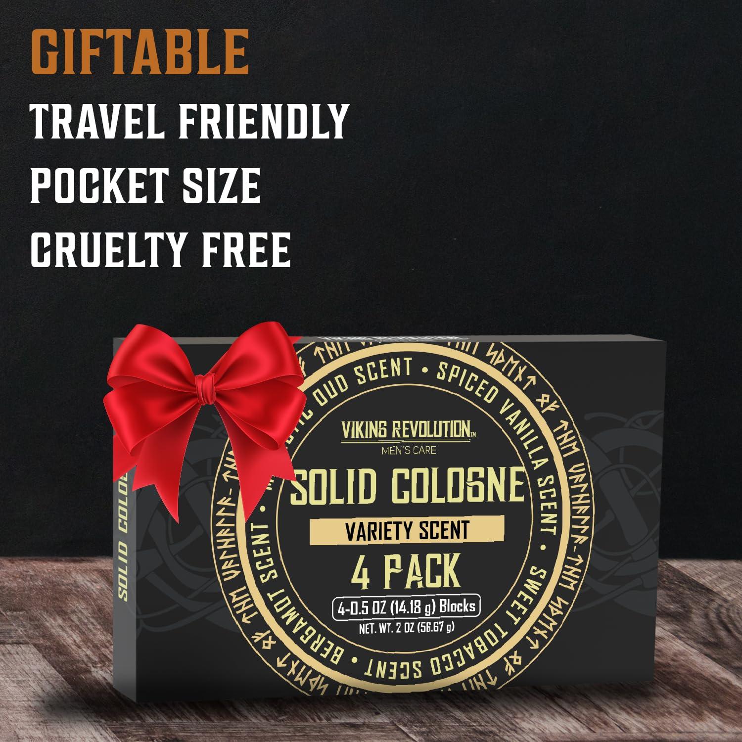 image:imageViking Revolution Bergamot Solid Cologne for Men 2 Oz Balm Cologne Travel Wax 1 pack BergamotVanillaTobaccoOudBergamot