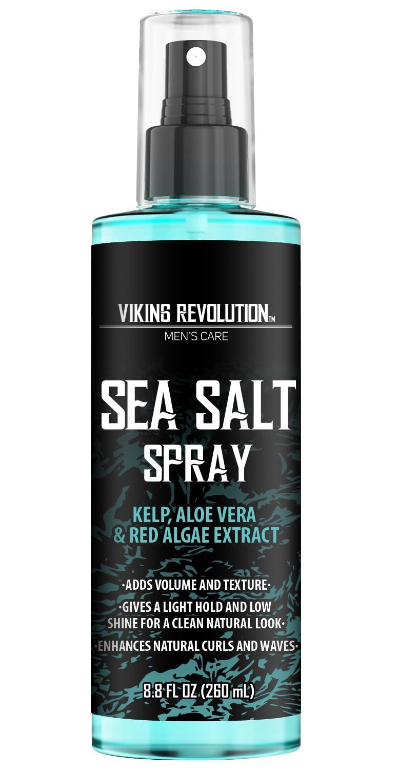 image:imageViking Revolution Sea Salt Spray for Men Hair Texturizing Spray with Kelp Aloe Vera and Red Algae Extract Surf Sprays to Add Volume and Texture for Men and Women Beach Hair 88oz88 Fl Oz Pack of 1