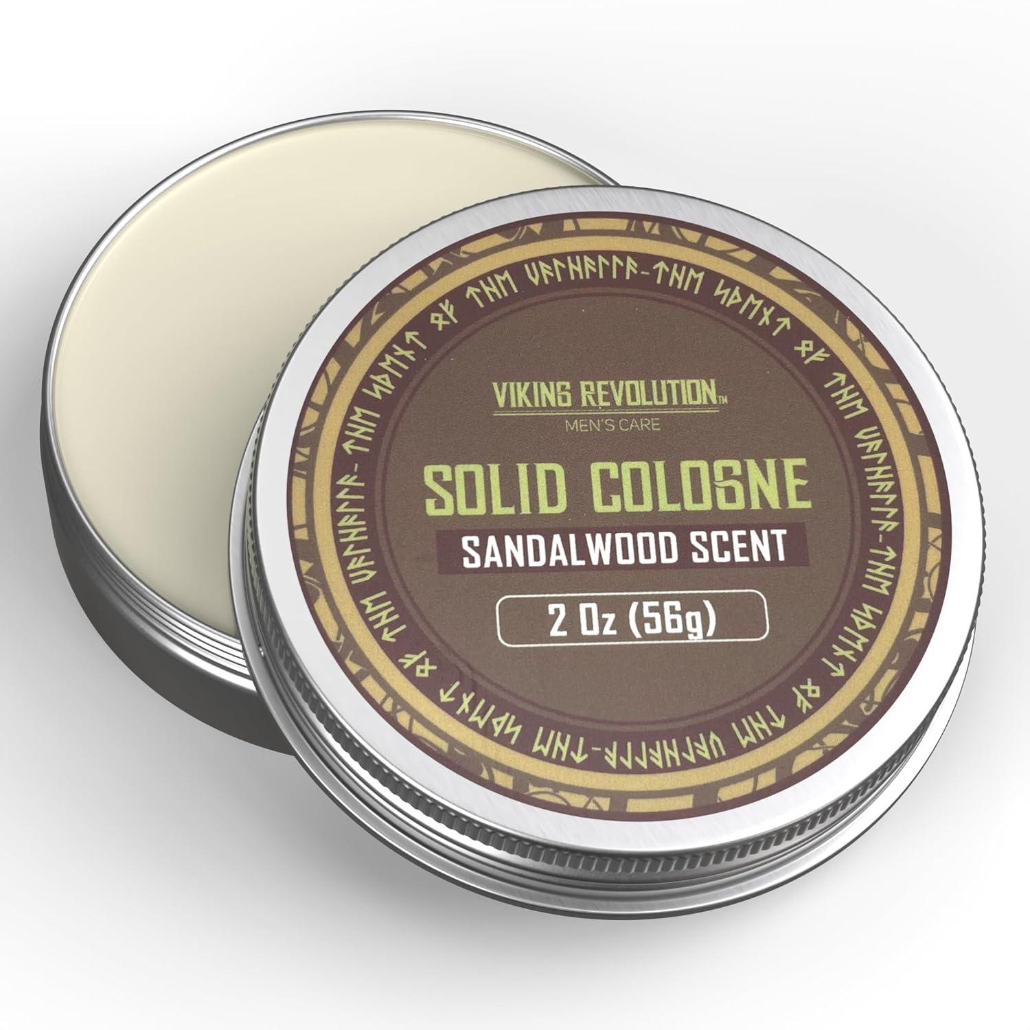 image:imageViking Revolution Vetiver Mens Solid Cologne Men 2 Oz Men Solid Perfume with Vetiver Cologne for Men Balm Cologne for Mens Cologne Balm Travel Cologne Wax 1 pack VetiverSandalwood