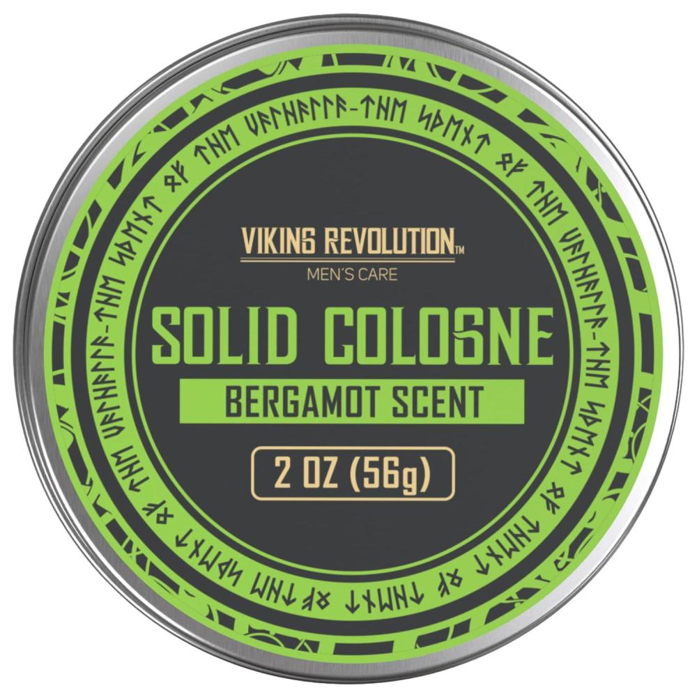 image:imageViking Revolution Bergamot Solid Cologne for Men 2 Oz Balm Cologne Travel Wax 1 pack BergamotBergamot