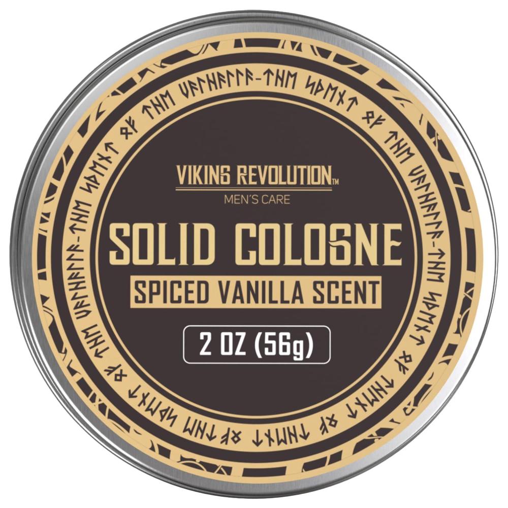 image:imageViking Revolution Bergamot Solid Cologne for Men 2 Oz Balm Cologne Travel Wax 1 pack BergamotSpiced Vanilla