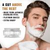 SHAVING REVOLUTION 100 Count Men’s Safety Double Edge Razor Blades for Shaving – Platinum Japanese Stainless Steel Double Razor Shaving Blades for a Smooth, Precise and Clean Shave(50 Count (Pack of 2))