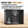 SHAVING REVOLUTION 100 Count Men’s Safety Double Edge Razor Blades for Shaving – Platinum Japanese Stainless Steel Double Razor Shaving Blades for a Smooth, Precise and Clean Shave(50 Count (Pack of 2))
