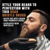 Viking Revolution Beard Comb & Beard Brush Set for Men — Natural Boar Bristle Brush and Dual Action Pear Wood Comb w/Velvet Travel Pouch – Great for Grooming Beards and Mustaches(Beard Comb & Brush w/ Wash and Conditioner)