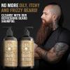 Viking Revolution Beard Wash & Beard Conditioner Set with Argan & Jojoba Oils – Softens and Strengthens – Natural Sandalwood Scent – Beard Shampoo with Beard Oil (17 oz)(Palo Santo)