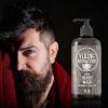 Viking Revolution Beard Wash & Conditioner Set w/Argan & Jojoba Oils – Softens, Smooths & Strengthens Beard Growth – Natural Peppermint and Eucalyptus Scent – Shampoo (17 oz)(Beard Wash)
