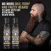 Viking Revolution Beard Wash and Beard Conditioner for Men with Argan Oil and Jojoba Oil – Beard Softener and Strengthener Beard Care Beard Shampoo and Conditioner with Beard Oil (5oz, Spiced Vanilla)(5 Fl Oz (Pack of 2))