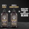 Viking Revolution Beard Wash and Beard Conditioner for Men with Argan Oil and Jojoba Oil – Beard Softener and Strengthener Beard Care Beard Shampoo and Conditioner with Beard Oil (17oz Spiced Vanilla)(Beard Wash)