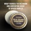 Viking Revolution Bergamot Solid Cologne for Men – 2 Oz Balm Cologne Travel Wax (1 pack, Bergamot)(Spiced Vanilla)