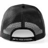 Viking Revolution Black Trucker Hat for Men – Mesh Black Hats for Men Baseball Cap Distressed with Velcro Adjustable Dad Hat(Black)