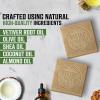 Viking Revolution Sandalwood Natural Soap for Men – Mens Soap Bar with Essential Oils Cold Pressed Bar Soap for Men – Nourishing Mens Bar Soap with Coconut Oil, Shea Oil, Almond Oil (2 Pack)(Vetiver)
