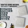 Viking Revolution Sandalwood Natural Soap for Men – Mens Soap Bar with Essential Oils Cold Pressed Bar Soap for Men – Nourishing Mens Bar Soap with Coconut Oil, Shea Oil, Almond Oil (2 Pack)(Peppermint Eucalyptus)