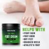 Viking Revolution Tea Tree Foot Cream for Dry Cracked Heels – Foot Balm For Cracked Feet – Dry Feet Repairing Cream with Aloe Vera and Mint (8oz)(8 Ounce (Pack of 2))