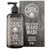 Viking Revolution Beard Wash & Conditioner Set w/Argan & Jojoba Oils – Softens, Smooths & Strengthens Beard Growth – Natural Peppermint and Eucalyptus Scent – Shampoo (17 oz)(Beard Wash)