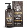 Viking Revolution Beard Wash and Beard Conditioner for Men with Argan Oil and Jojoba Oil – Beard Softener and Strengthener Beard Care Beard Shampoo and Conditioner with Beard Oil (17oz Spiced Vanilla)(Beard Wash)