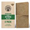 Viking Revolution Sandalwood Natural Soap for Men – Mens Soap Bar with Essential Oils Cold Pressed Bar Soap for Men – Nourishing Mens Bar Soap with Coconut Oil, Shea Oil, Almond Oil (2 Pack)(Vetiver)