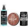 Viking Revolution Sea Salt Spray for Men – Hair Texturizing Spray with Kelp, Aloe Vera and Red Algae Extract – Surf Sprays to Add Volume and Texture for Men and Women Beach Hair – 8.8oz(8.8 Fl Oz + 2 Ounce + 1 Ounce)
