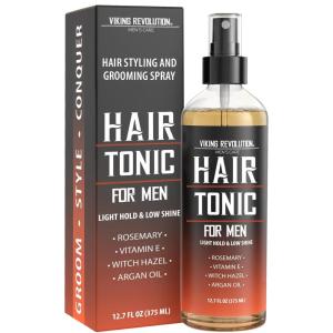 Viking Revolution Sea Salt Spray for Men – Hair Texturizing Spray with Kelp, Aloe Vera and Red Algae Extract – Surf Sprays to Add Volume and Texture for Men and Women Beach Hair – 8.8oz(12.7 Fl Oz (Pack of 1))