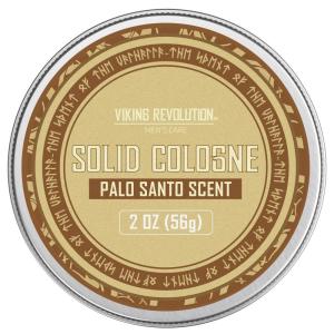 Viking Revolution Vetiver Mens Solid Cologne Men 2 Oz – Men Solid Perfume with Vetiver Cologne for Men – Balm Cologne for Mens Cologne Balm Travel Cologne Wax (1 pack, Vetiver)(Palo Santo)