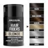 Viking Revolution Dark Brown Hair Fibers for Thinning Hair Men – Thick Fiber for Bald Spot Cover Up – Hair Building Fibers with Kerating and Biotin – Hair Fiber for Men for a Fuller Look (0.52oz)(Blonde)