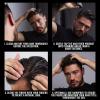 Viking Revolution Dark Brown Hair Fibers for Thinning Hair Men – Thick Fiber for Bald Spot Cover Up – Hair Building Fibers with Kerating and Biotin – Hair Fiber for Men for a Fuller Look (0.52oz)(Dark Brown)