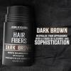 Viking Revolution Dark Brown Hair Fibers for Thinning Hair Men – Thick Fiber for Bald Spot Cover Up – Hair Building Fibers with Kerating and Biotin – Hair Fiber for Men for a Fuller Look (0.52oz)(Dark Brown)