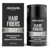 Viking Revolution Dark Brown Hair Fibers for Thinning Hair Men – Thick Fiber for Bald Spot Cover Up – Hair Building Fibers with Kerating and Biotin – Hair Fiber for Men for a Fuller Look (0.52oz)(Gray)