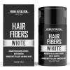 Viking Revolution Dark Brown Hair Fibers for Thinning Hair Men – Thick Fiber for Bald Spot Cover Up – Hair Building Fibers with Kerating and Biotin – Hair Fiber for Men for a Fuller Look (0.52oz)(White)