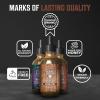 Viking Revolution Beard Oil for Men 3 Pack – Natural Mens Beard Oil Variety Set – Spiced Vanilla, Sweet Tobacco, Majestic Oud – Beard Conditioning and Moisturizing for a Healthy Beard (3 Pack, 1oz)(Sandalwood  Cedar & Pine  Clary Sage)