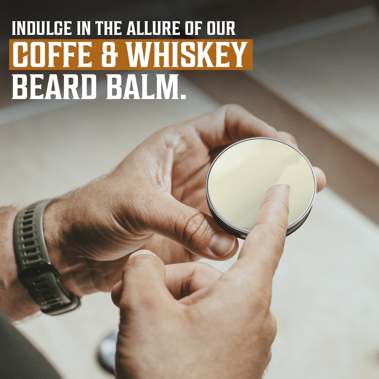 image:imageViking Revolution Ultimate Conditioner for Mens Beard Grooming Softens Smoothes and Soothes Beard Itch Contains Wash Conditioner Beard Oil Balm and Comb Classic SetCoffee Whiskey