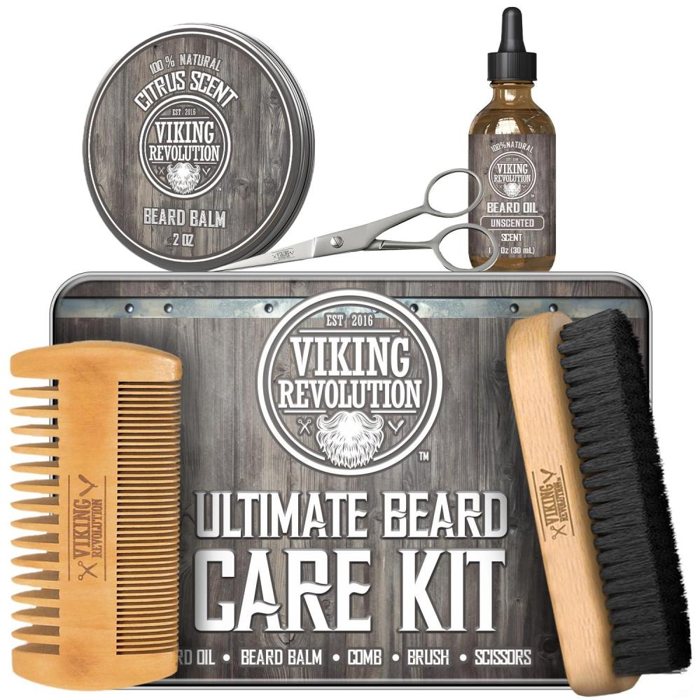 image:imageBeard Growth Kit Oil Balm Serum Derma Roller amp Wooden Comb for Beard amp Mustache GrowthClassic