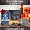 Beard Growth Kit – Oil, Balm, Serum, Derma Roller & Wooden Comb for Beard & Mustache Growth(Beard Growth Kit)