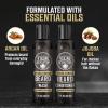 Viking Revolution Ultimate Conditioner for Men’s Beard Grooming – Softens, Smoothes and Soothes Beard Itch- Contains Wash, Conditioner, Beard Oil, Balm and Comb- Classic Set(Spiced Vanilla)