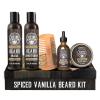 Viking Revolution Ultimate Conditioner for Men’s Beard Grooming – Softens, Smoothes and Soothes Beard Itch- Contains Wash, Conditioner, Beard Oil, Balm and Comb- Classic Set(Spiced Vanilla)
