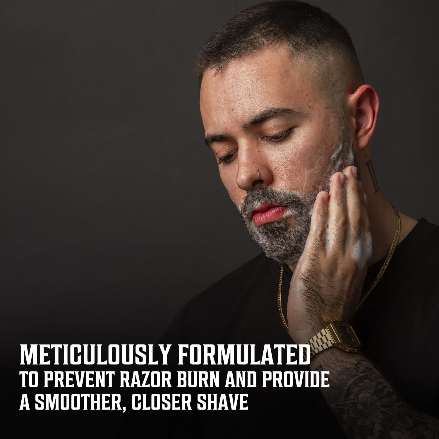 image:imageViking Revolution Shaving Soap for Men Shave Soap for Use with Shaving Brush and Bowl for Smoothest Wet Shave Shaving Soap Puck 4 Pack Variety Each Pack 25ozVanilla Bergamot Tobacco Oud