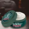 Viking Revolution Luxury Shaving Cream for Men- Sandalwood Scent – Soft, Smooth & Silky Shaving Soap – Rich Lather for the Smoothest Shave – 5.3oz(Peppermint & Eucalyptus)