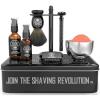 Viking Revolution Luxury Safety Razor Shaving Kit – Includes Double Edge Safety Razor, Stand, Bowl, After-Shave Balm, Pre-Shave Oil, Badger Brush – Safety Razor Kit